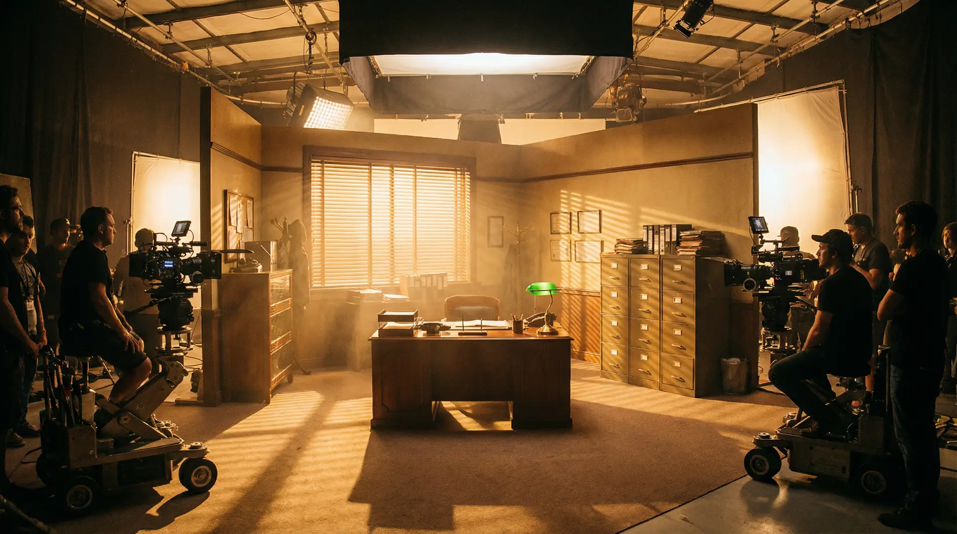 star-418 精心搭建的复古侦探办公室片场全景
